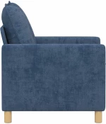 vidaXL Καναπές Μπλε 76 x 81 x 87,5 εκ Πολυεστέρας