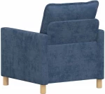 vidaXL Καναπές Μπλε 76 x 81 x 87,5 εκ Πολυεστέρας
