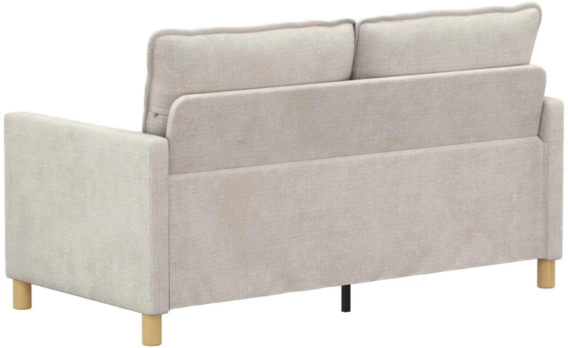 vidaXL Καναπές Κρεμ 156 x 81 x 87,5 εκ Πολυεστέρας