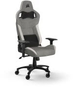 Corsair Gaming Chair T3 Rush Fabric(2023)- Grey/White - CF-9010058-WW