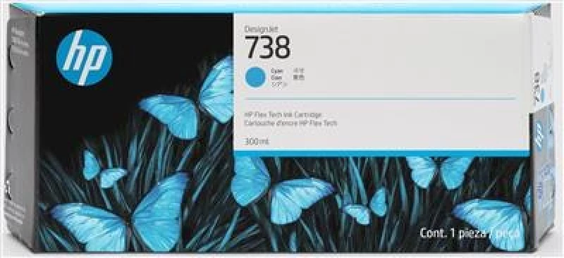 HP 738 300-ml Black DesignJet ink cartridge 1 pc(s) Original High (XL) Yield