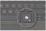 Microsoft Surface Pro Keyboard (Platinum) Αγγλικό - Copilot Button (8XB-00208)