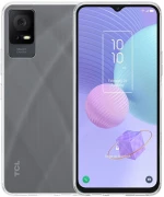 Vivid Set TPU Case + Tempered Glass TCL 405/406/408 Transparent