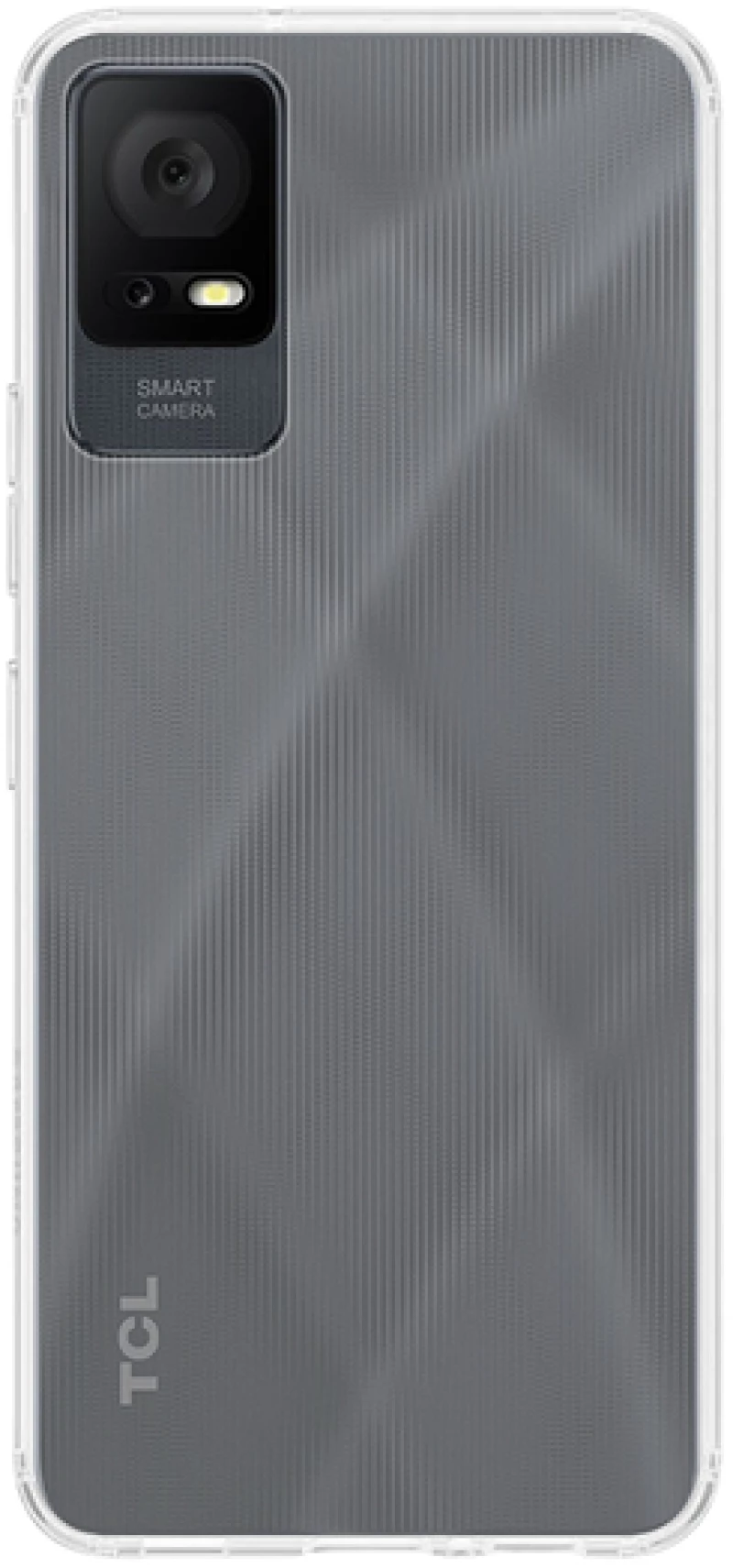 Vivid Set TPU Case + Tempered Glass TCL 405/406/408 Transparent