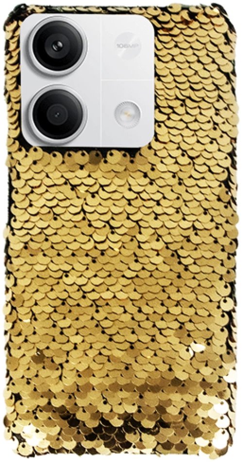 Vivid Sequin Case Redmi Note 13 5G Gold