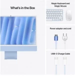 Apple iMac 24-inch with Retina 4.5K display: M4 chip with 10c CPU and 10c GPU, 16GB, 512GB - Blue