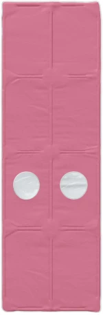 vidaXL Κρεβάτι με Σήραγγα 4 pcs Λευκό και Ρόζ Επεξεργασμένο Ξύλο