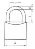 ΛΟΥΚΕΤΟ ΜΑΥΡΟ 60MM OEM 6662
