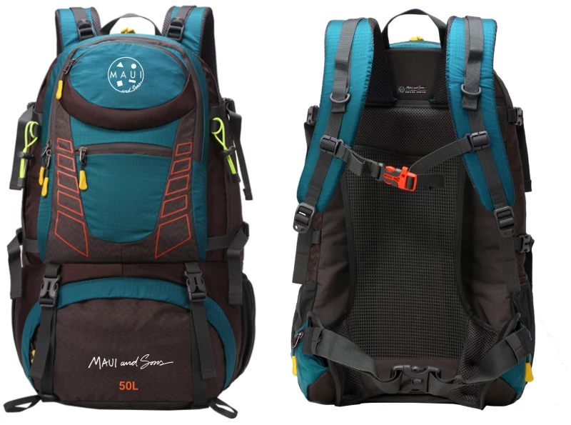 Ορειβατικό Σακίδιο 50lt Πράσινο Trekking Maui & Sons 2712