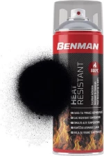 BENMAN ΣΠΡΕЇ ΛΑΚΑ ΓΙΑ ΥΨΗΛΕΣ ΘΕΡΜΟΚΡΑΣΙΕΣ 800⁰C 400ml ΜΑΥΡΟ 28547