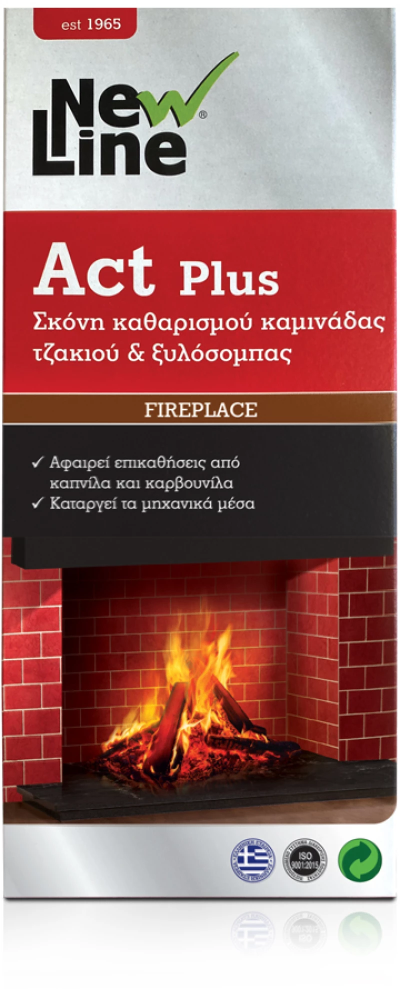NEW LINE Act Plus Καθαριστικό Καμινάδας Τζακιού & Ξυλόσομπας 200gr 90138