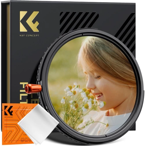 K&F Concept 77mm Nano-Xcel Series Variable ND2-32 & CPL & Black Mist 1/4