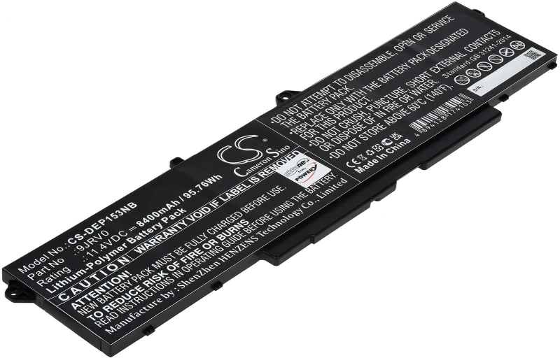 Μπαταρία για Laptop Dell Precision 15 3561, Type 9JRV0 8400mAh/96Wh