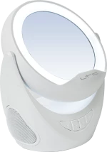 LTC Ηχείο Bluetooth MIRROR-PHONE με καθρέπτη και βάση για κινητό - λευκό χρώμα