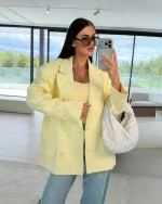 Oversized σακάκι διπλόκουμπο
