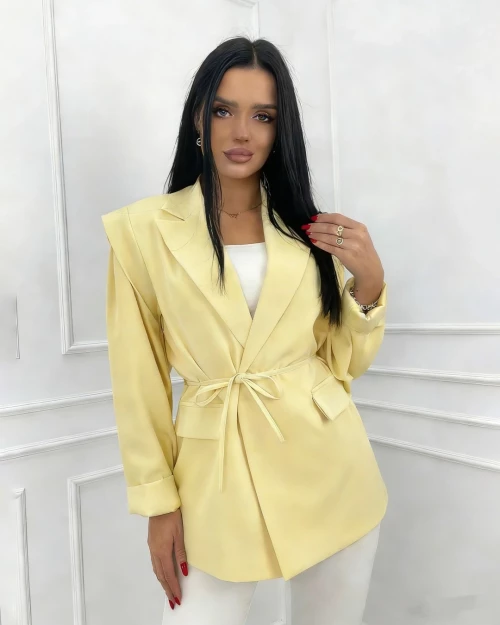 Blazer σακάκι με ρυθμιζόμενη μέση