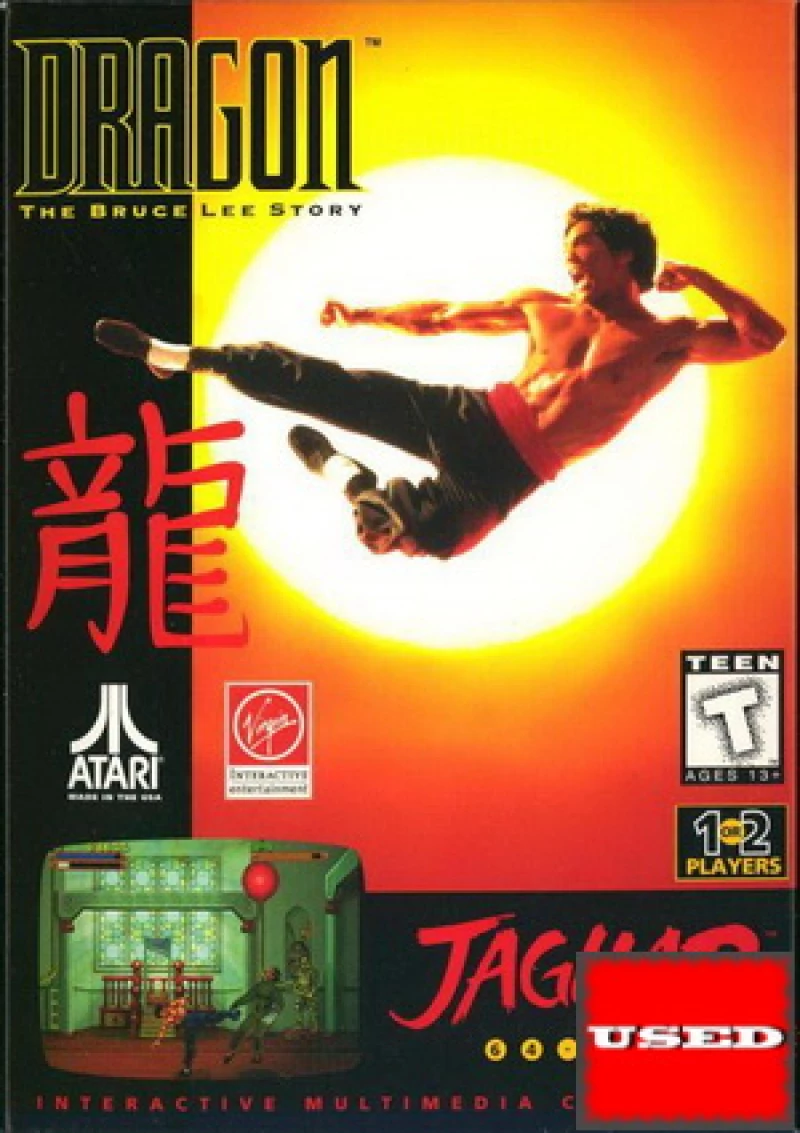 Dragon: The Bruce Lee Story Atari JAGUAR  USED