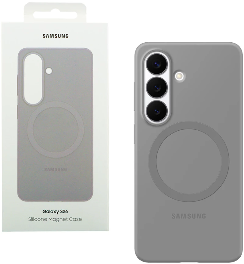 ΘΗΚΗ SAMSUNG S26 5G S942 SILICONE MAGNET COVER EF-ES942CJEGWW GREY PACKING OR