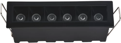 Downlight σποτ 6*3W 3CCT σε μαύρη απόχρωση X00200B