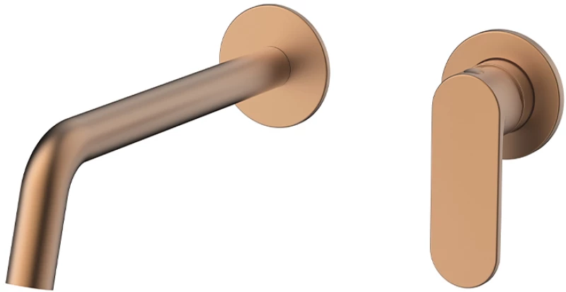 Orabella Oval Rose gold - Μπαταρία νιπτήρος, εντοιχισμού 2 οπών 10477