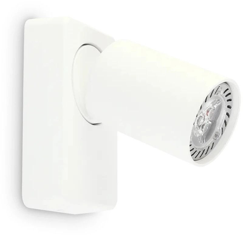 Απλίκα RUDY AP1 ROUND Λευκό Ideal Lux 229027