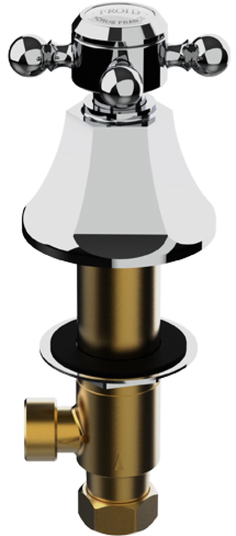 Horus Ascott Classic Collection - 1/2” Deck Valve - Polished Nickel 62.106-NB