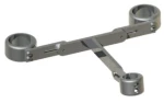 Horus Ascott Classic Collection - T Connection for Stand Pipes - Matt Nickel 00.499-NM
