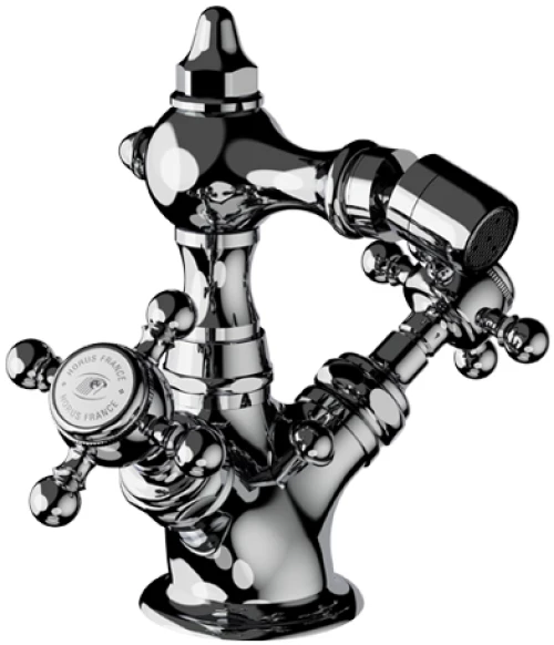 Horus Julia Victoria Julia Victoria Classic Collection - Monobloc Bidet Mixer with Automatic Pop-up Waste - Polished Nickel 01.311-NB