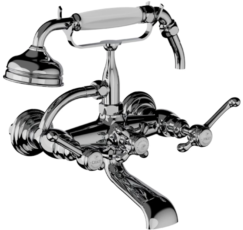 Horus Montmartre Classic Collection - Complete Wall Bath / Shower Mixer - Matt Nickel 50.424-NM