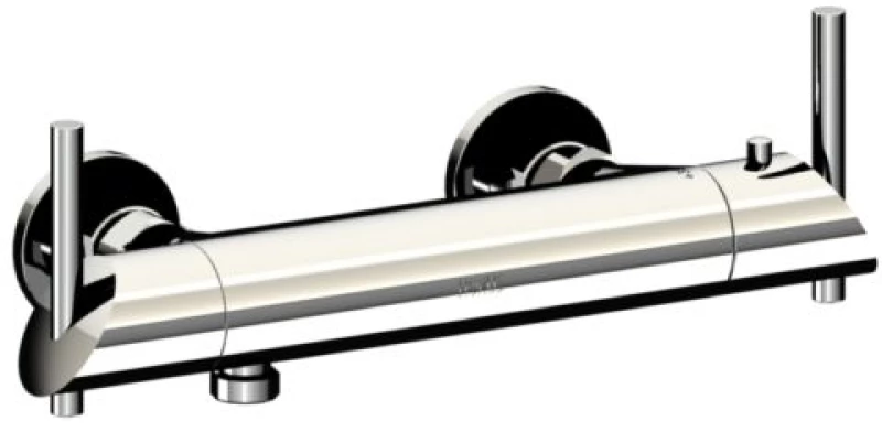 Horus Minoé Contemporary Collection - Exposed Thermostatic Wall Bathshower Mixer - Chrome 49.596-CH