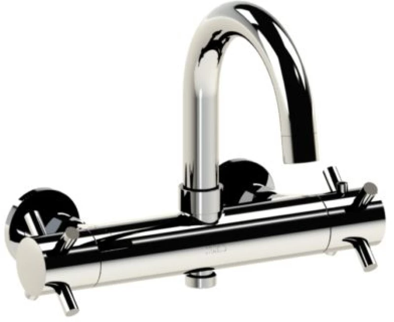 Horus Minoé Contemporary Collection - Complete Exposed Thermostatic Wall Bath-shower Mixer - Chrome 47.784-CH