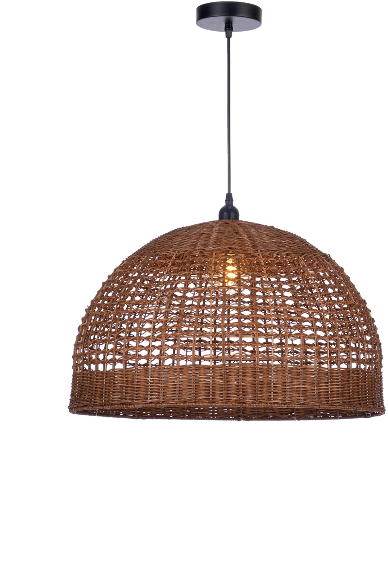CONTE - Μονόφωτο Κρεμαστό Φωτιστικό Rattan Sun Light CONTE