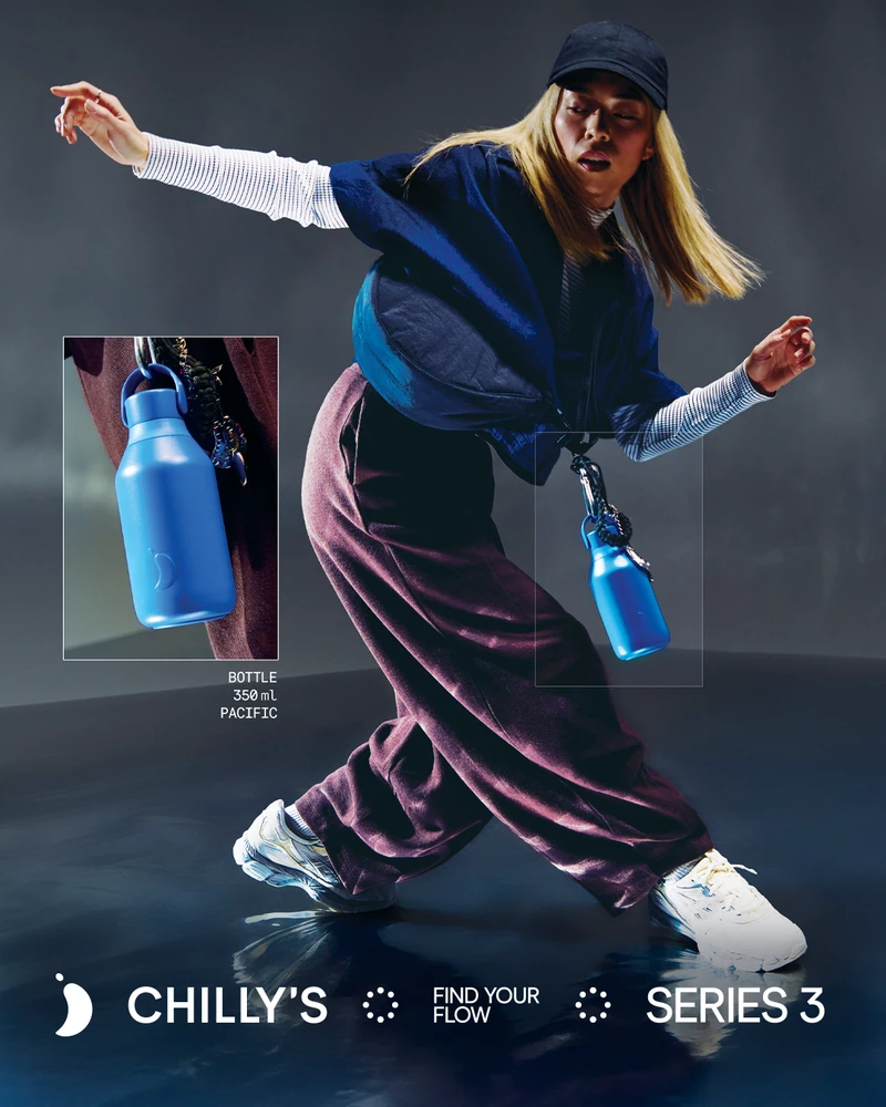 Chillys Θερμός Για Υγρά S3 Pacific Blue 350ml