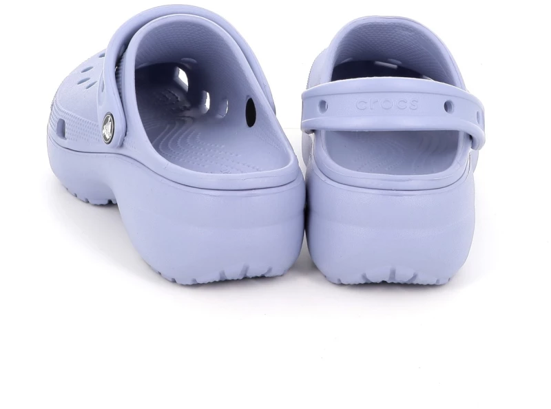 Γυναικείο Σαμπό Crocs Classic Platform Clog Ανατομικό Χρώματος Μπλε 206750-453