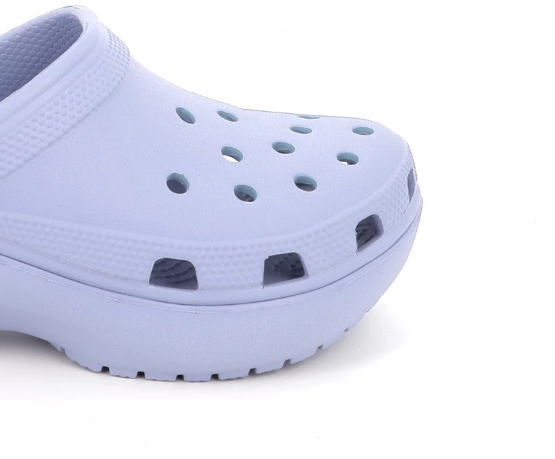 Γυναικείο Σαμπό Crocs Classic Platform Clog Ανατομικό Χρώματος Μπλε 206750-453