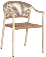 Πολυθρόνα Kerly HM6050.01 54x58,5x76 Natural