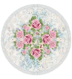 Χαλί Mu174 955ANR2557 Cream-Multi Round Conceptum Hypnose 120X120cm Round