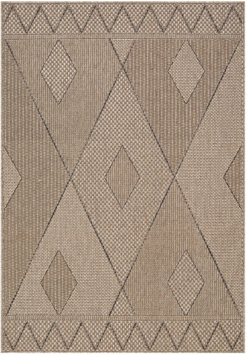 Χαλί Ψάθινο Zola 62001/W A8W Beige Klonaras 67X210cm