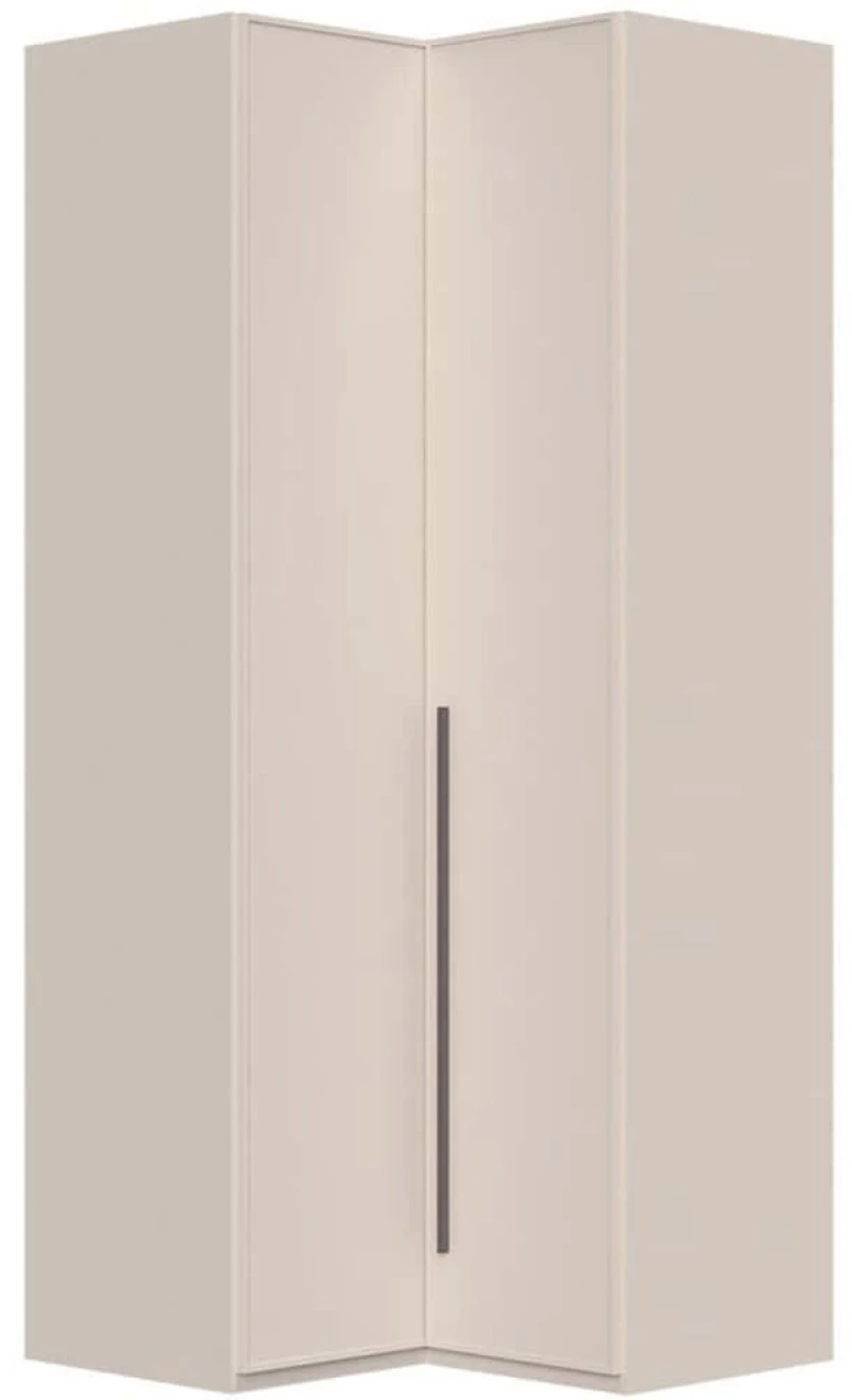 Ντουλάπα Γωνιακή Phantom 162860889 100x56x224cm Off White Δίφυλλη