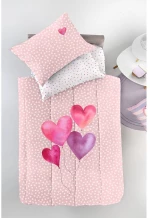 Κουβερλί Παιδικό Amore Pink Guy Laroche Μονό 160x230cm Πολυέστερ