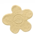 Πατάκι Μπάνιου Daria 03 Yellow Kentia 60X60 100% Βαμβάκι