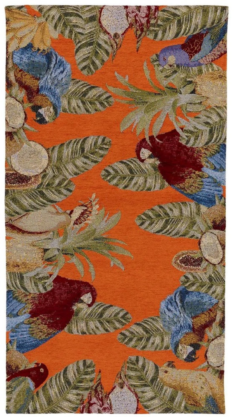 Χαλάκι Κουζίνας Canvas 712 O Orange-Multi 75X150 Royal Carpet 75X150cm Chenille