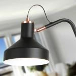 Φωτιστικό επιδαπέδιο 1 λάμπα Irias μαύρο Schuller 12528