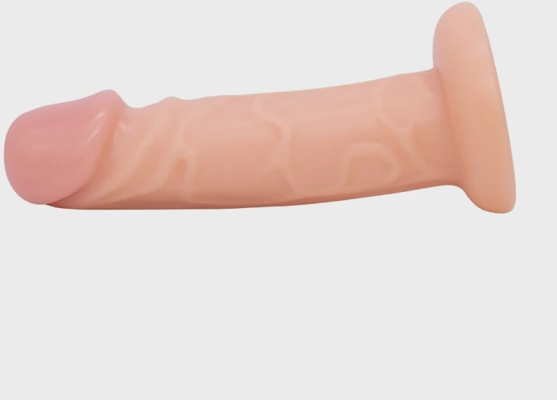 Steve Realistic Dildo with Suction Cup, PVC, Flesh, 17.1 cm, Gui