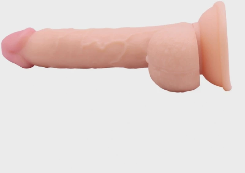 No. 13 Realistic Dildo, Flesh, 19 cm