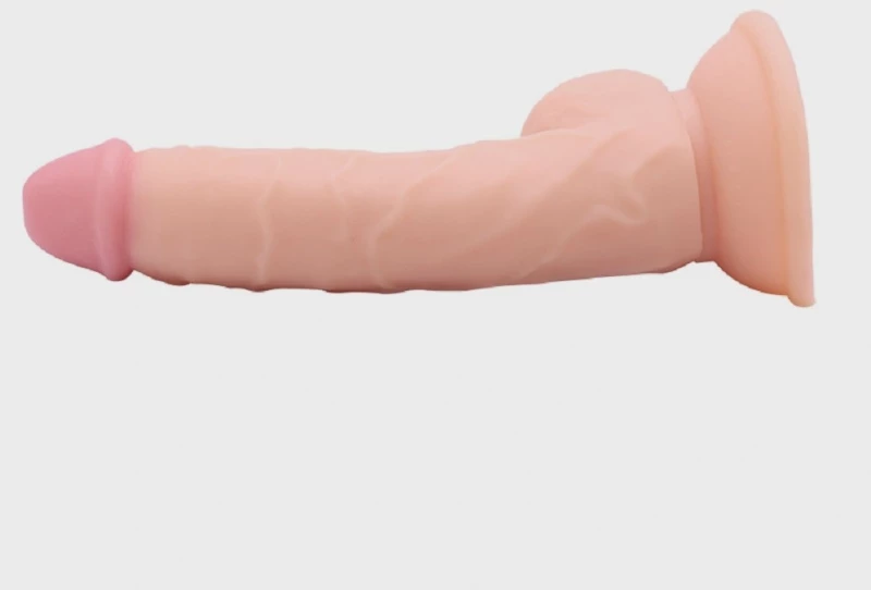 No. 13 Realistic Dildo, Flesh, 19 cm