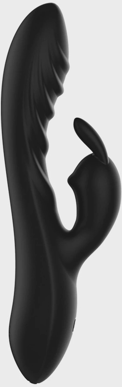 Lucky Rabbit Vibrator, 10 Vibration Modes, Liquid Silicone, USB,