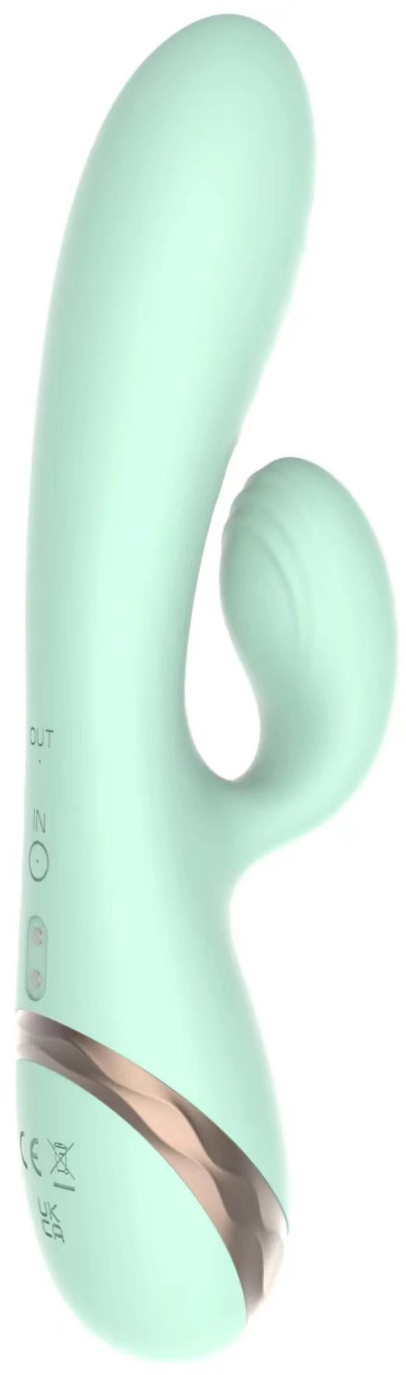 Rabbit Inflatable Sahara Vibrator, 10 Vibration Modes, Silicone,