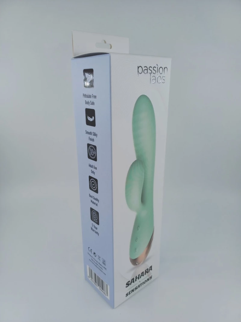 Rabbit Inflatable Sahara Vibrator, 10 Vibration Modes, Silicone,