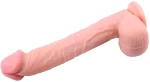 Realistic Dildo Kosta Koufos, PVC, Flesh, 33 cm